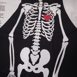 FABRIC Skeleton Apron by Fabric Traditions, One Panel, Cotton